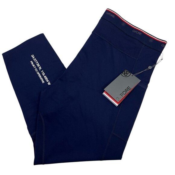 GFore G4 Vented Operative Leggings Mens XXL Blue Base Layer Sports Outdoor - Picture 1 of 13